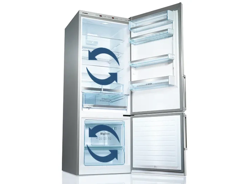 2 chladniace okruhy chaldničky Bosch KGN392I1F predlžujú životnosť potravín