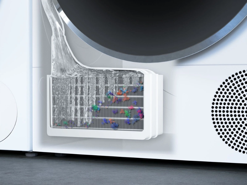 Vďaka technológii Self Cleaning Condenser sa počas sušenia kondenzátor až 4-krát čistí, čo vás odbremení od ručného čistenia a energeticky efektívnu prevádzku sušičky Bosch WQH245B4BY.