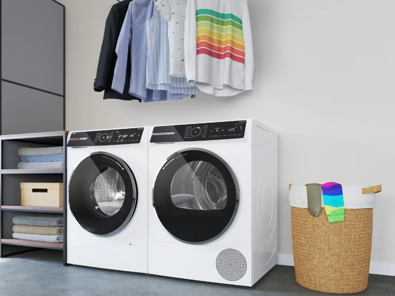 Systém Sensitive Drying v sušičke Bosch WQG243DMBY zabezpečí šetrné vysušenie bielizne.