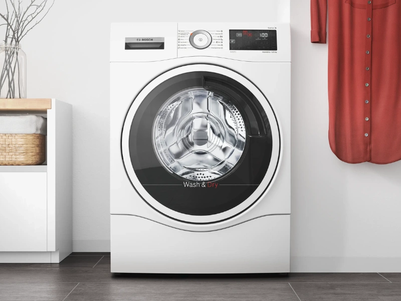 &Scaron;peci&aacute;lny program Wash & Dry 60' v pr&aacute;čke Bosch WNA13401BY vyperie a vysu&scaron;&iacute; men&scaron;ie množstvo bielizne už za 60 min&uacute;t.