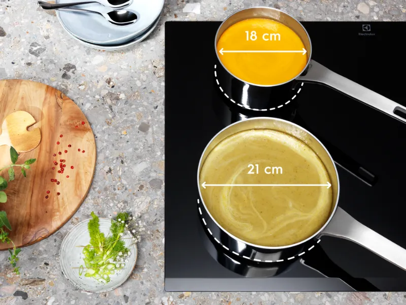 Indukčn varn dosky Electrolux sa lia počtom varnch zn.