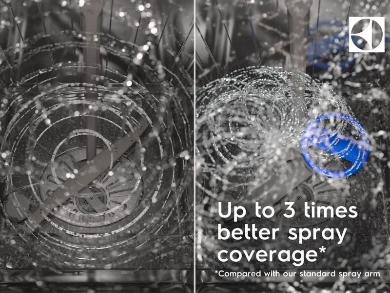 Zárukou dokonale čistého riadu je umývačka riadu Electrolux EEM63301L a jej systém SatelliteClean®