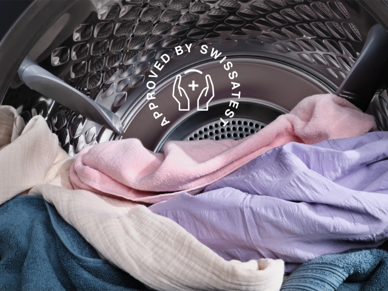 Program Hygiena+ v su&scaron;ičke Electrolux EW7D494GUC odstr&aacute;ni z bielizne viac ako 99,9 % bakt&eacute;ri&iacute; a v&iacute;rusov.