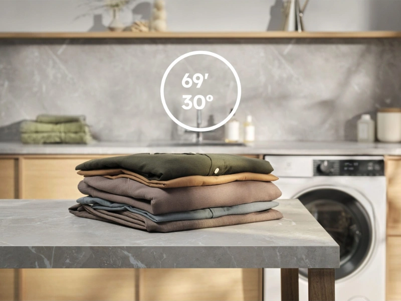 Pr&aacute;čka Electrolux EW7F4485CQ vďaka programu QuickCare 69 vyperie 5 kg n&aacute;plň už za 69 min&uacute;t.
