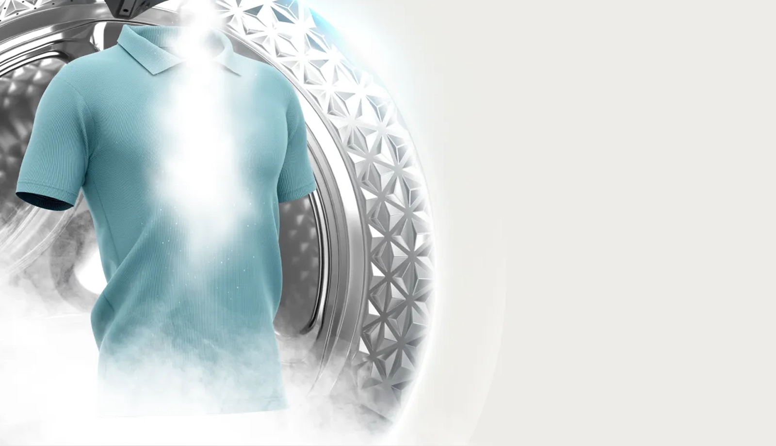 Hisense WD3S8043BW3 jemná para.