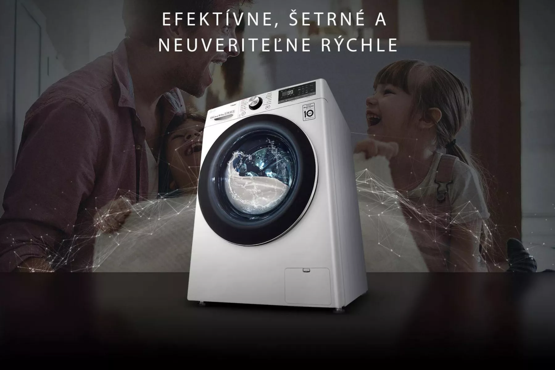 FLR7A82PG SPREDU PLNENÁ PRÁČKA LG uvod