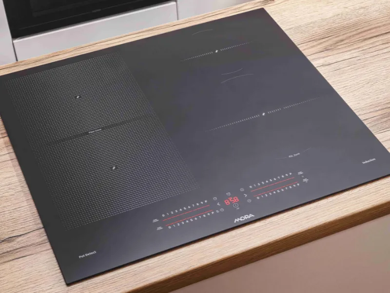 Vďaka funkcii Timer vám varná doska Mora VDIT 67E C uľahčí prácu.