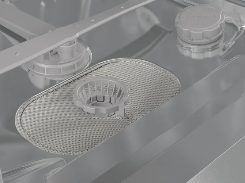 Samočistiaci filter zaručí dlhú a bezproblémovú prevádzku umývačky riadu Mora SM 643C3 W