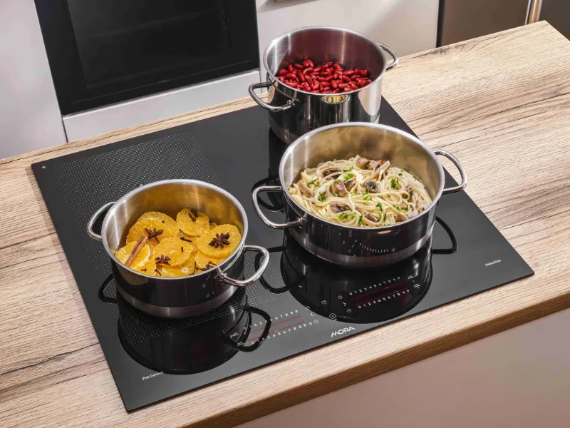 Pri neúmyselnom vypnutí si doska Mora VDIS 655 X zapamätá posledné nastavenia, takže po opätovnom zapnutí môžete okamžite pokračovať vo varení.