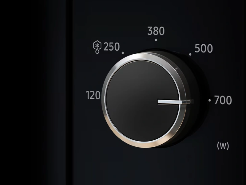 Samsung MS20A3010AH/EO prináša štýlový nerezový dizajn s prepracovaným kovovým rámom.