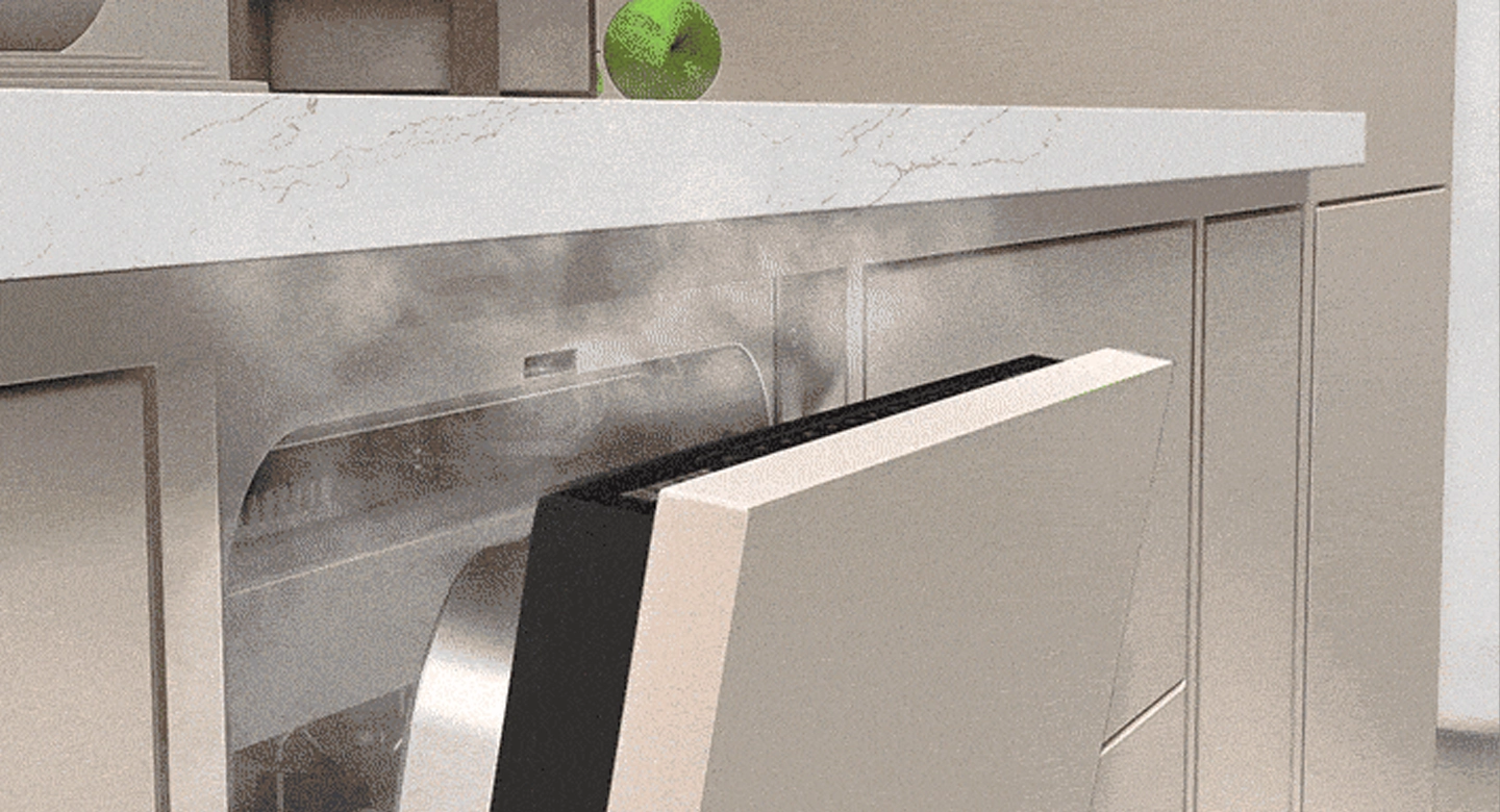 Um&yacute;vačka riadu Samsung DW50DG450B00LE Automatick&eacute; otv&aacute;ranie dver&iacute;.