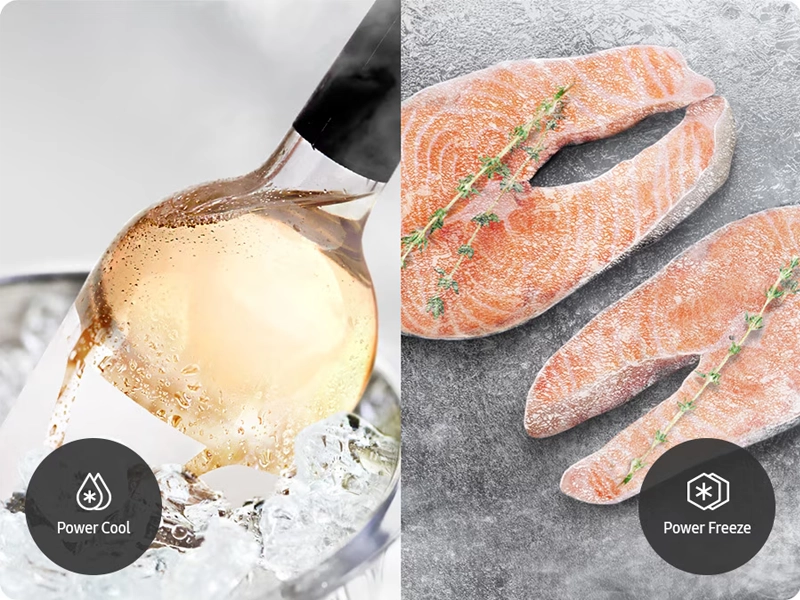 Samsung_RS70F64KDFEO rýchle chladenie a mrazenie