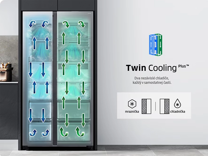Samsung_RS70F64KDFEO twin cooling
