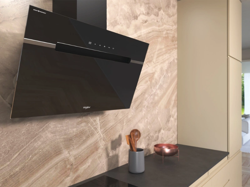 Spoľahnite sa na technológiu DropProtect, vďaka ktorej ostane digestor Whirlpool WHVS 91F LT DP K dokonale suchý.