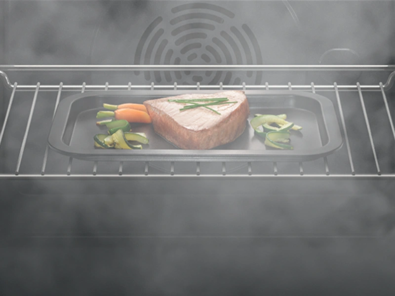 Technológia SteamSense s 3 úrovňami pary rúry Whirlpool WOI7A8HT0SXA.