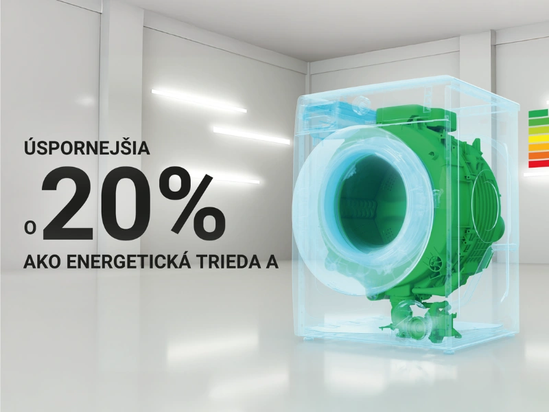 Práčka Whirlpool FFB 8489 BV CS je nekompromisne šetrná.