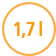ikona 1,7 l