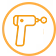 ikona masážna pištoľ