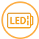 ikona led