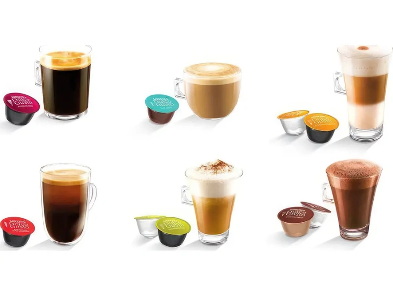 Kávovar Krups KP1A3510A používa hermeticky uzavreté kapsuly Dolce Gusto.