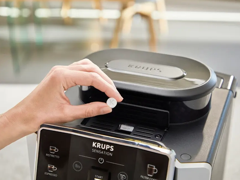 Krups_Sensation_alu_black čistenie