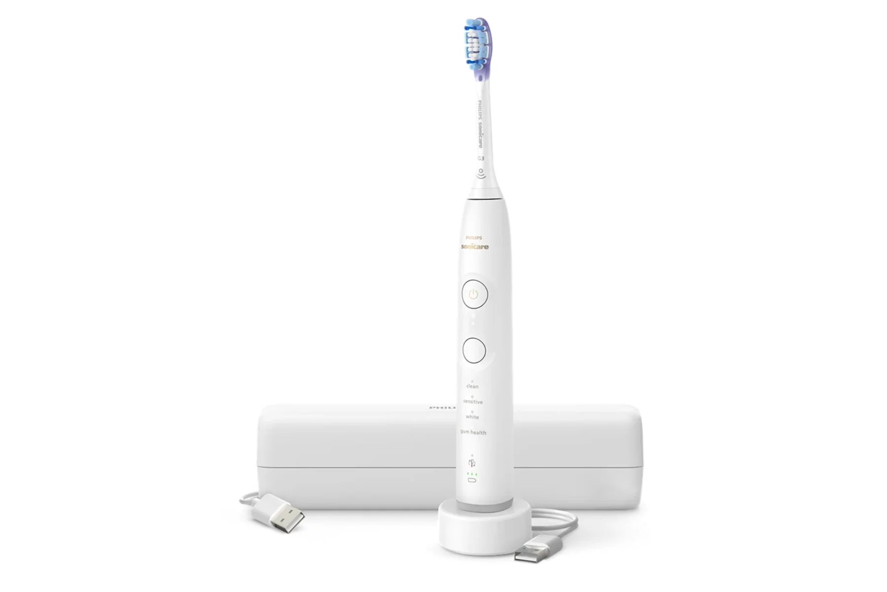 Sonická zubná kefka Philips HX7420/01 upozornenie na tlak