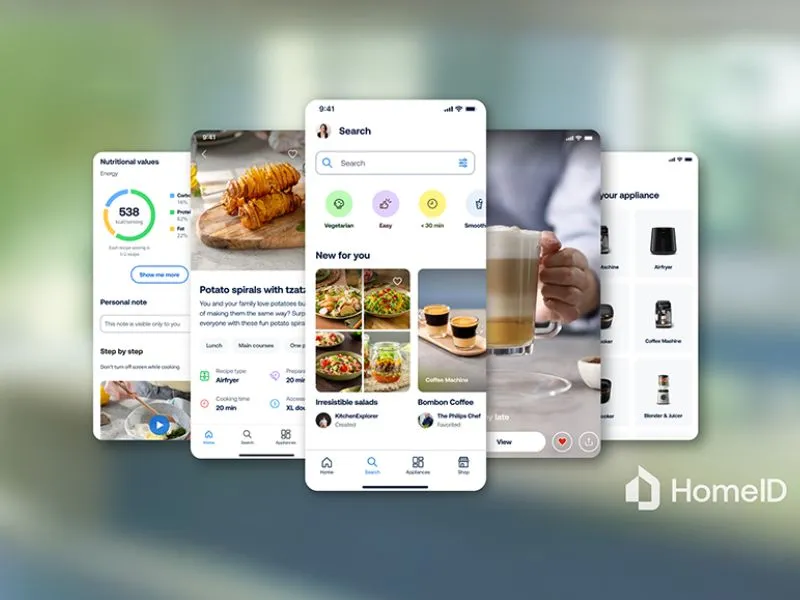HomeID, aplikácia s receptami