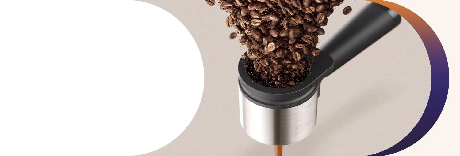Portafilter kávovaru PHILIPS Baristina BAR300/60 s čiernou rukoväťou