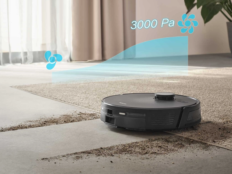 Robotický vysávač Sencor SRV 9085BK sací výkon 3000 pa.