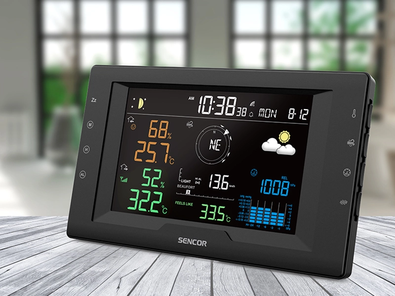 Sencor SWS 9400 meteostanica - nastavenie dátumu a času.