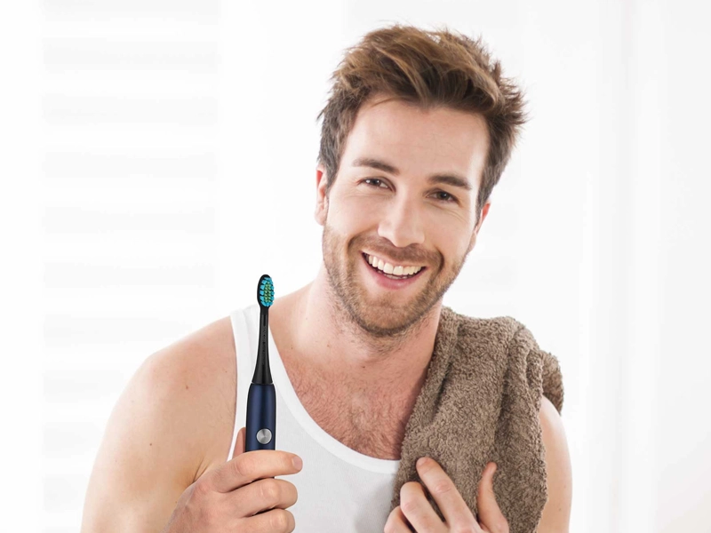 Elektrická sonická zubná kefka SOC 4012BL - 2 režimy.