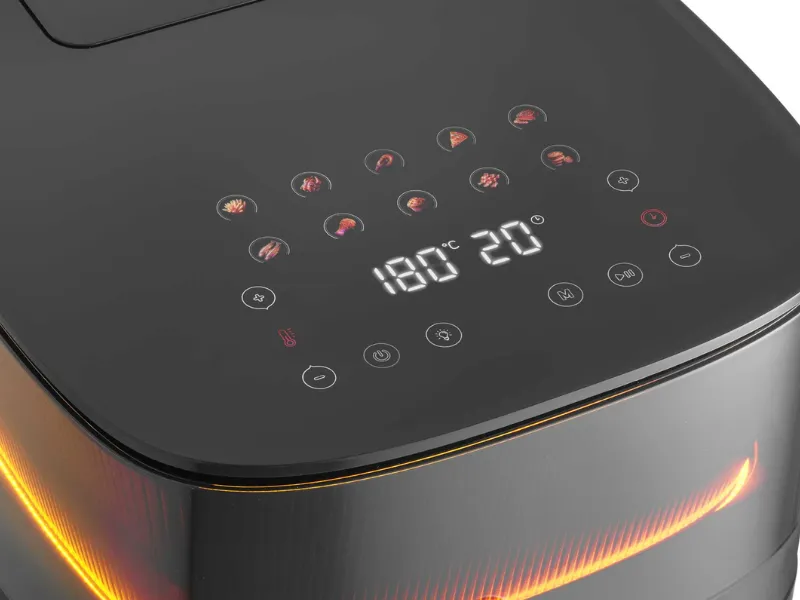 Objavte bohaté kulinárske možnosti, ktoré vám ponúka fritéza SFR 5050BK a jej 10 automatických programov.