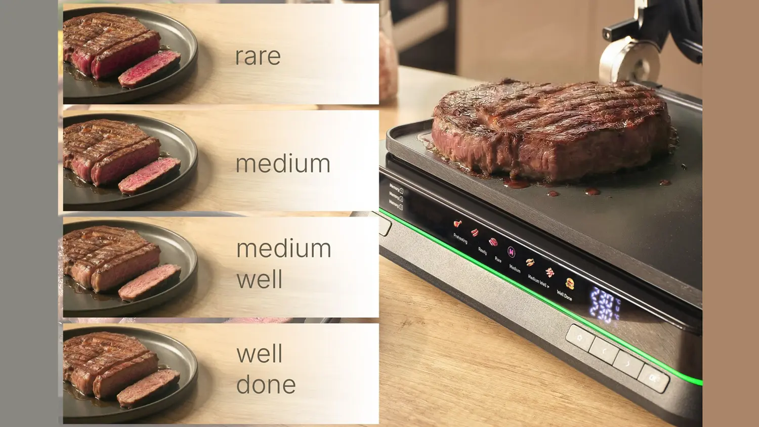 Inteligentn&iacute; senzor pro perfektn&iacute; steak