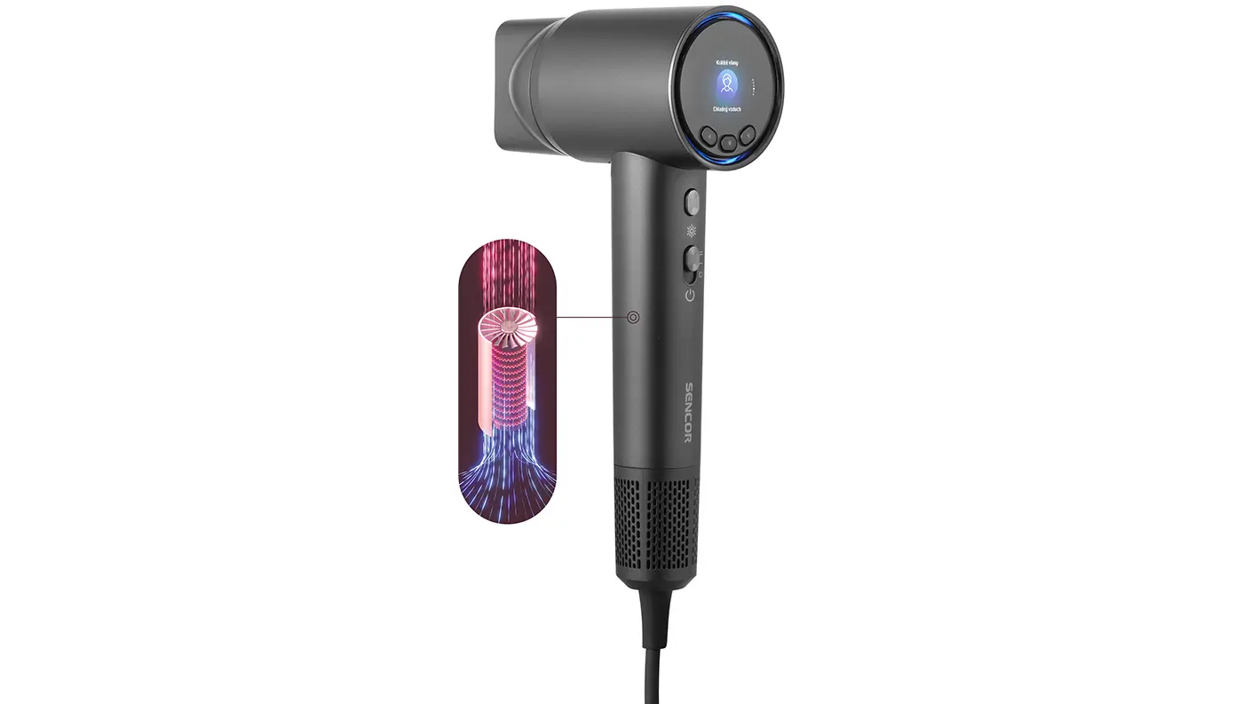 Vysoušeč vlasů Sencor SHD 8600BK a nastavení vysoušení