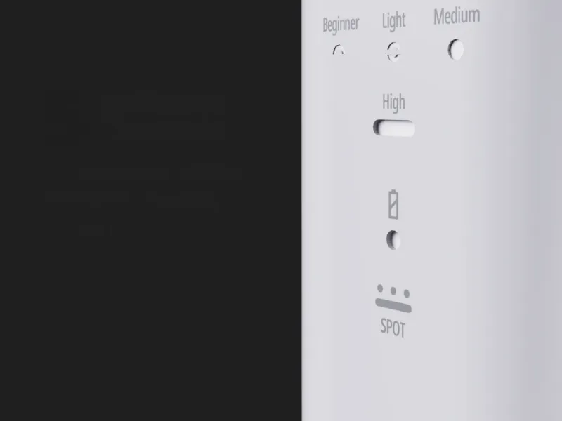 Ústna sprcha AENO DI2 disponuje 5 režimami čistenia, vĎaka čomu vyhovie každému používateľovi.