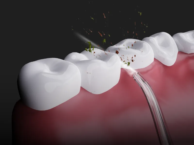 Siahnite po ústnej sprche AENO DI2 ktorá s 360° rotačnou tryskou sa dostane aj do miest, na ktoré je vaša zubná kefka prikrátka, a zanechá po sebe dokonalú čistotu.