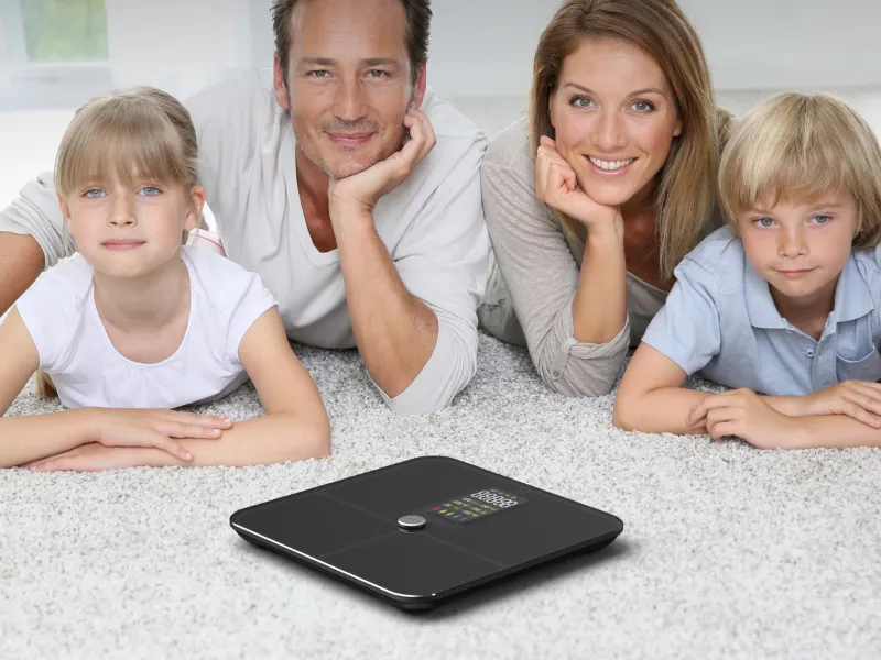 Osobná váha AENO BS2S vám ponúka až 10 používateľských profilov a 1 hosťovský.