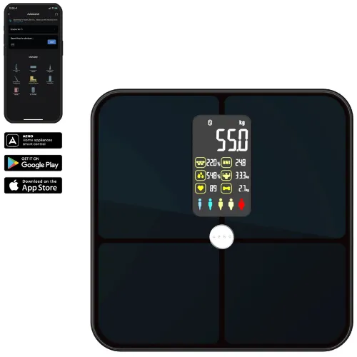Osobná váha AENO BS2S so svojimi smart funckiami vám pomôže na vašej ceste za vysnenou postavou