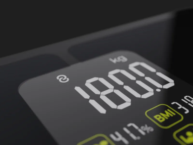 Vysoká nosnosť váhy AENO BS2S až 180 kg prinesie presné váženie pre každého.