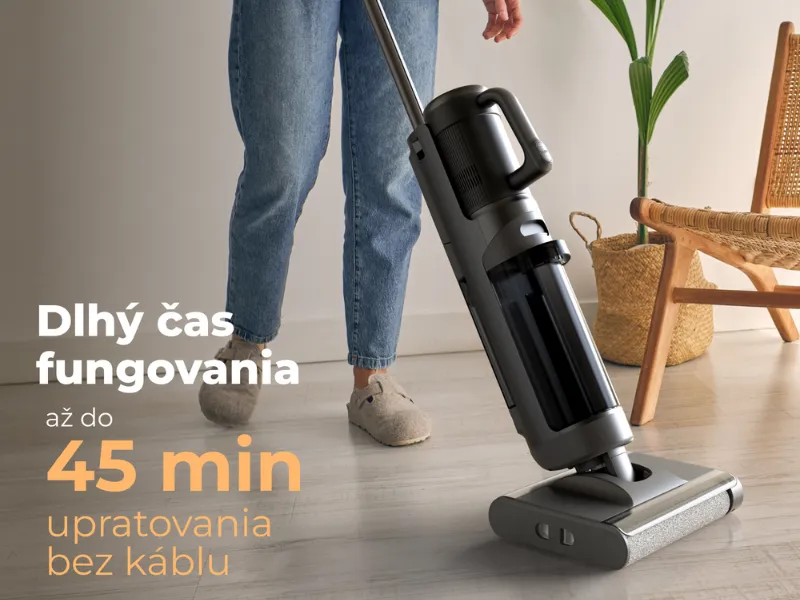 AENO TC1 vás vďaka 1000 ml nádobe a 4000 mAh poteší s dlhým pracovným časom.