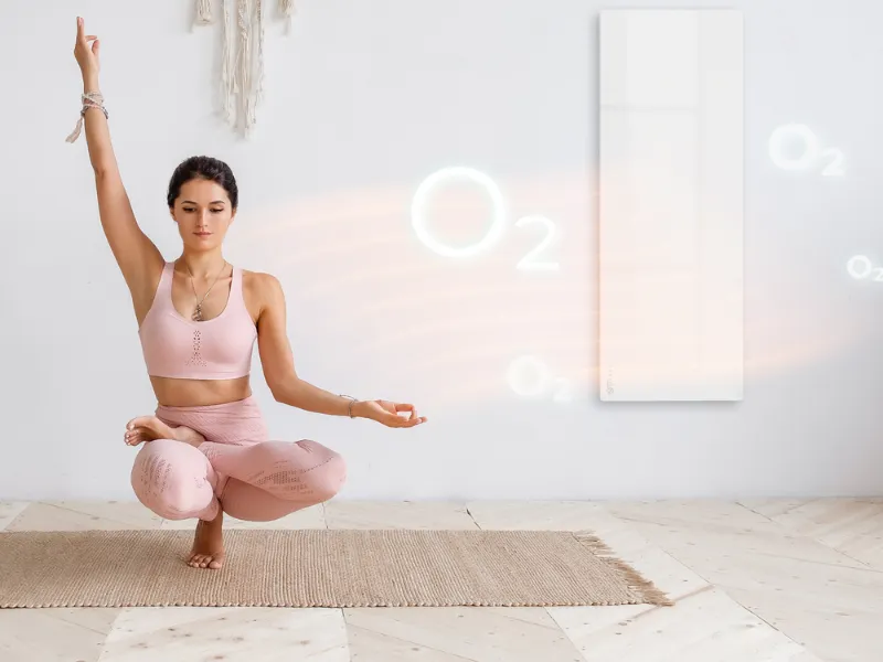 Infrapanel AENO GH3S pracuje úplne potichu, nevysušuje vzduch a nevíri prach, vďaka čomu si užijete zdravý vzduch.