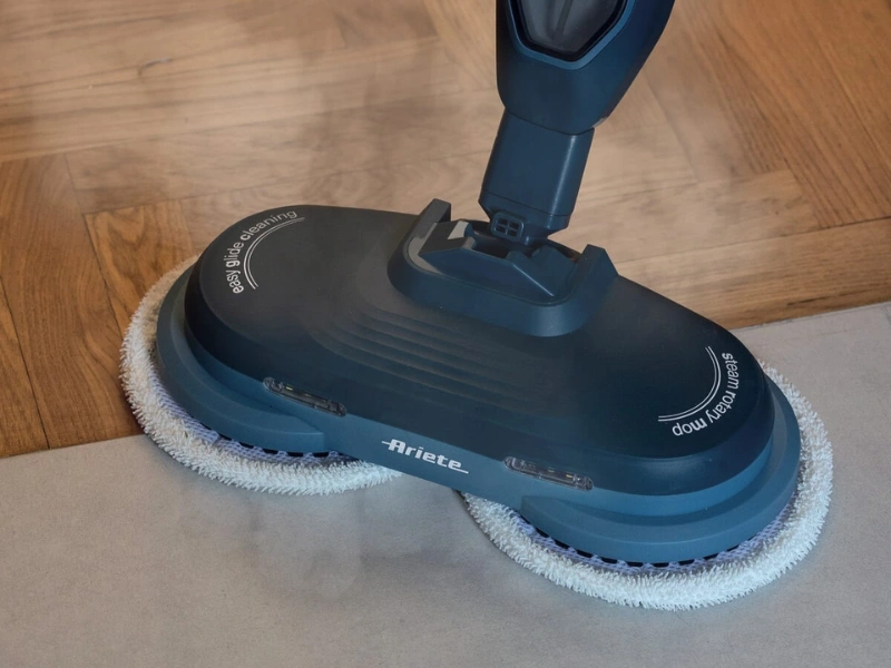 Parný mop Ariete 4178/BL ponúka 2 nastavenia rotácie.