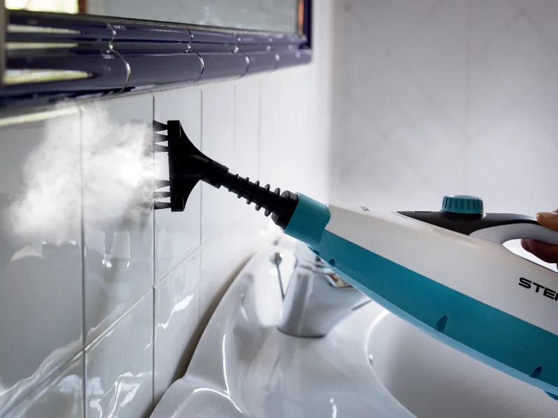 Jednoduchým otočením gombíka sa parný mop Ariete Steam Mop Foldable 10in1 ART 4175 prispôsobí na mieru vašim potrebám.