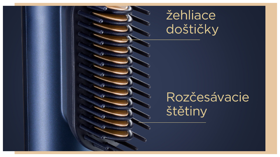 Vďaka žehliacemu nadstavcu styleru BabyLiss Air Wand AS6550E môžete svoje vlasy fénovať a žehliť zároveň.
