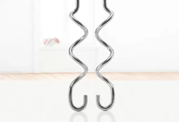 Hnetacie háky z nehrdzavejúcej ocele pre skutočné výzvy v kuchyni.