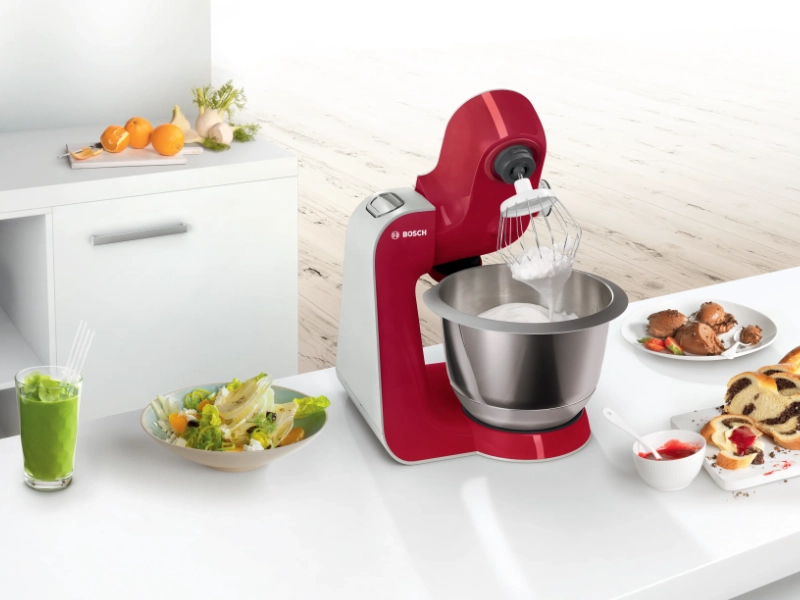 Kuchynský robot Bosch MUM58720 Serie 4 MUM 5 na kuchynskej linke