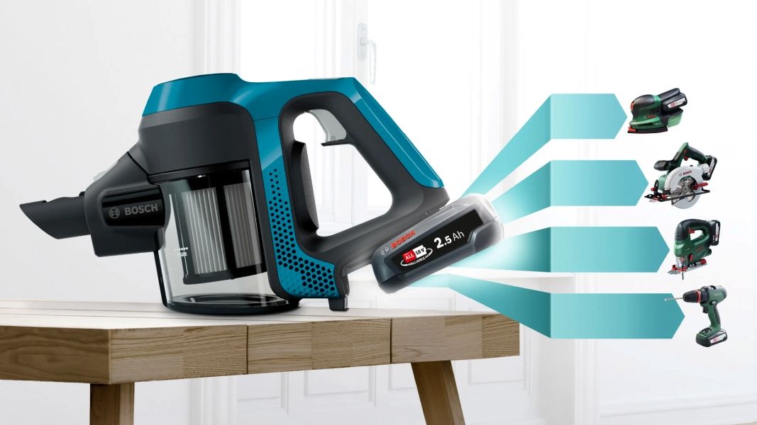 Syst&eacute;m bat&eacute;ri&iacute; Power For All na vys&aacute;vači Bosch BBS611LAG Unlimited 6