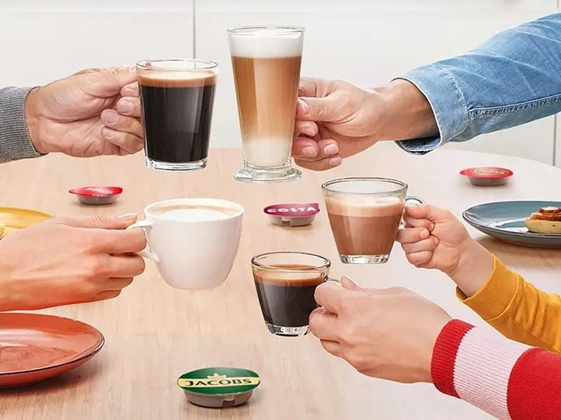 Rozmanité nápoje s kávovarom Bosch