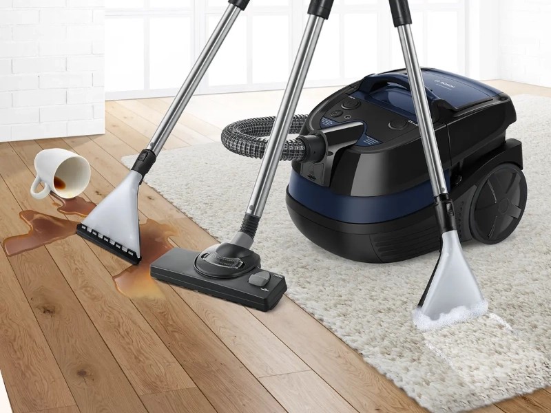Viac&uacute;čelov&yacute; vys&aacute;vač Bosch BWD41700 Serie 4 Wet & Dry s pr&iacute;slu&scaron;enstvom