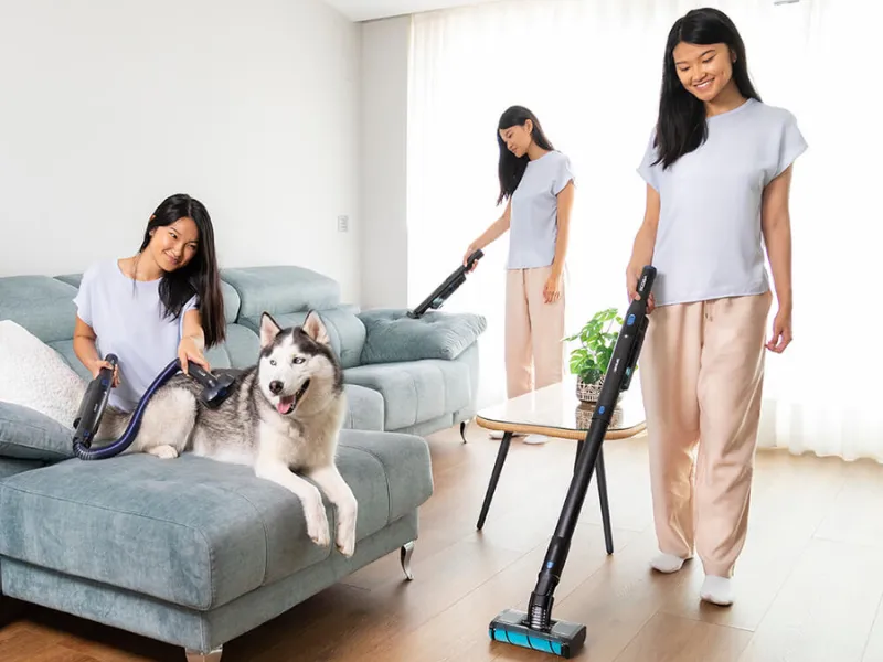 Doprajte metle zaslúžený odpočinok a porazte nečistoty s vysávačom 2v1 Scoba 2100 Twice Animal.